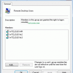 Remote Desktop users