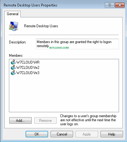 Remote Desktop users