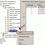 create a starter GPO server