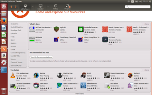 Ubuntu software center