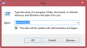 power setting powercfg.cpl