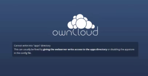 owncloud error