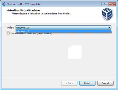 Select VM from gns3